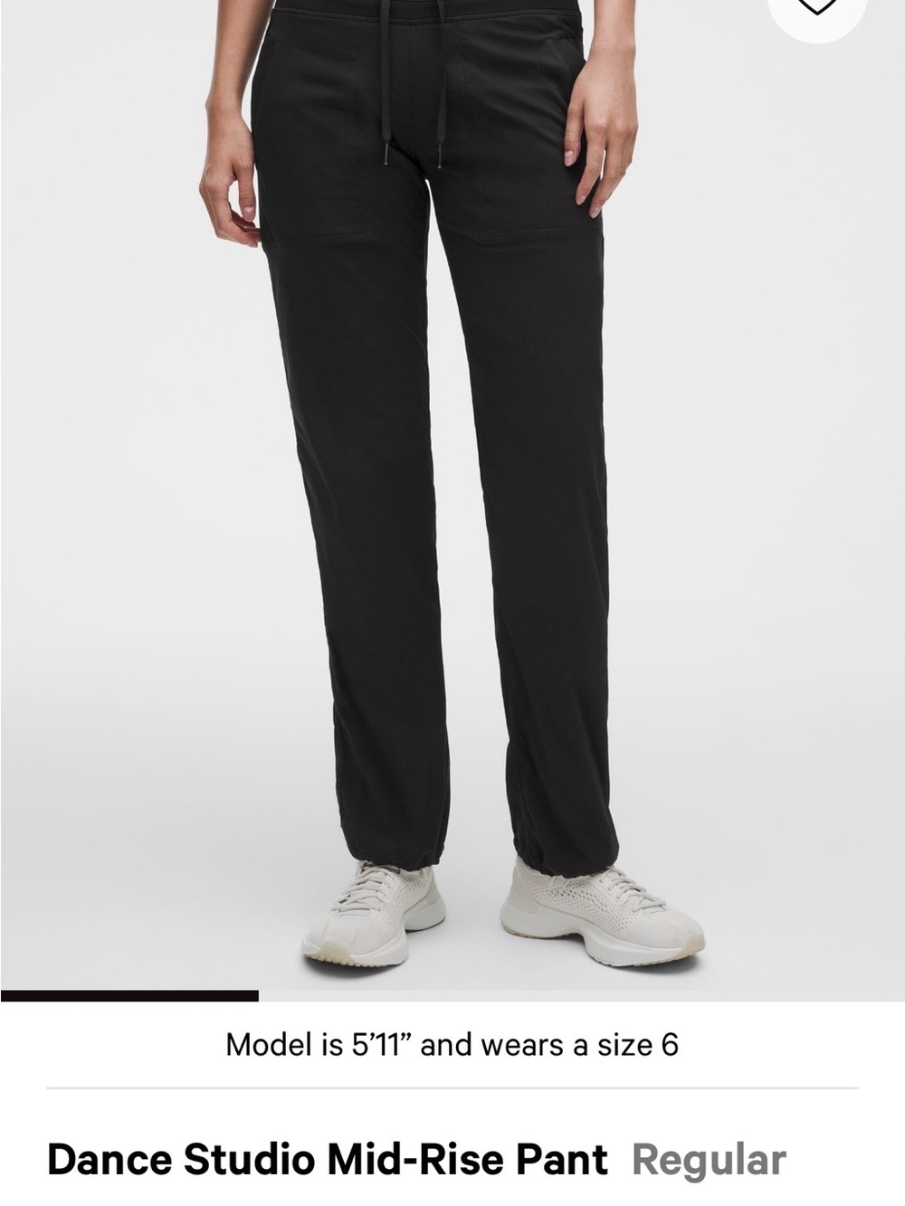lululemon athletica Black Wide-Leg Track Pants - Picture 6 of 6